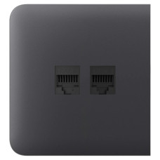 Бічна панель Ajax SideCover (LAN) для вбудованої інтернет-розетки Graphite Бічна панель Ajax SideCover (LAN) для вбудованої інтернет-розетки Graphite