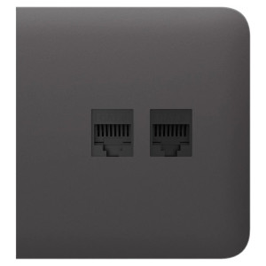 Бічна панель Ajax SideCover (LAN) для вбудованої інтернет-розетки Grey