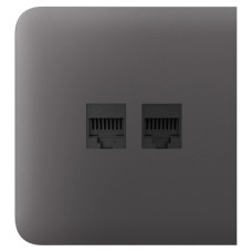 Бічна панель Ajax SideCover (LAN) для вбудованої інтернет-розетки Grey Бічна панель Ajax SideCover (LAN) для вбудованої інтернет-розетки Grey