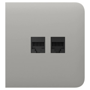 Бічна панель Ajax SideCover (LAN) для вбудованої інтернет-розетки Oyster Бічна панель Ajax SideCover (LAN) для вбудованої інтернет-розетки Oyster