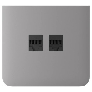 Бічна панель Ajax SideCover (LAN) vertical для вбудованої інтернет-розетки Fog Бічна панель Ajax SideCover (LAN) vertical для вбудованої інтернет-розетки Fog