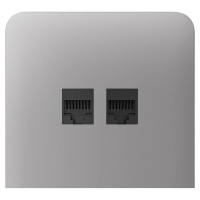 Бічна панель Ajax SideCover (LAN) vertical для вбудованої інтернет-розетки Fog Бічна панель Ajax SideCover (LAN) vertical для вбудованої інтернет-розетки Fog