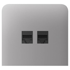 Бічна панель Ajax SideCover (LAN) vertical для вбудованої інтернет-розетки Fog Бічна панель Ajax SideCover (LAN) vertical для вбудованої інтернет-розетки Fog