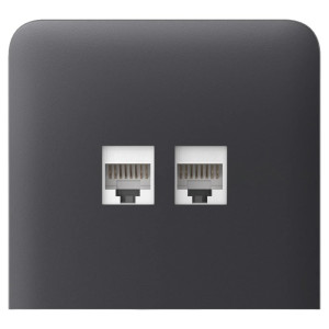 Боковая панель Ajax SideCover (LAN) vertical для встроенной интернет-розетки Graphite Боковая панель Ajax SideCover (LAN) vertical для встроенной интернет-розетки Graphite