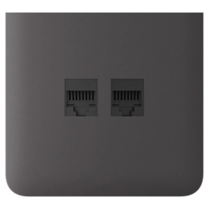 Бічна панель Ajax SideCover (LAN) vertical для вбудованої інтернет-розетки Grey Бічна панель Ajax SideCover (LAN) vertical для вбудованої інтернет-розетки Grey