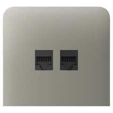 Бічна панель Ajax SideCover (LAN) vertical для вбудованої інтернет-розетки Olive Бічна панель Ajax SideCover (LAN) vertical для вбудованої інтернет-розетки Olive