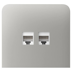 Бічна панель Ajax SideCover (LAN) vertical для вбудованої інтернет-розетки Oyster Бічна панель Ajax SideCover (LAN) vertical для вбудованої інтернет-розетки Oyster