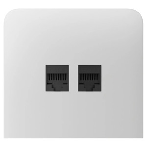 Бічна панель Ajax SideCover (LAN) vertical для вбудованої інтернет-розетки White Бічна панель Ajax SideCover (LAN) vertical для вбудованої інтернет-розетки White