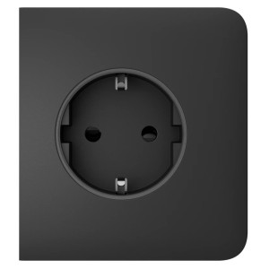 Бічна панель Ajax SideCover (basic) для вбудованої розетки Graphite Бічна панель Ajax SideCover (basic) для вбудованої розетки Graphite