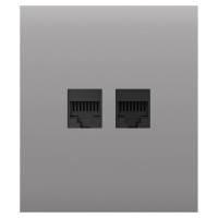 Центральная панель Ajax CenterCover (LAN) для встроенной интернет-розетки Fog Центральная панель Ajax CenterCover (LAN) для встроенной интернет-розетки Fog