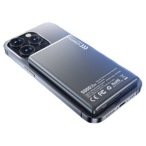 Повербанк Choetech B738 5000mAh 20W бездротова зарядка Black Повербанк Choetech B738 5000mAh 20W бездротова зарядка Black