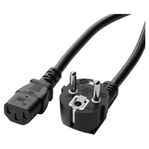 Кабель живлення Trinix C13-EU plug євророзетка 1.8м Кабель живлення Trinix C13-EU plug євророзетка 1.8м