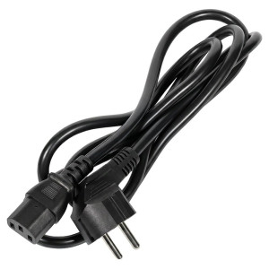 Кабель живлення Trinix C13-EU plug євророзетка 1.8м Кабель живлення Trinix C13-EU plug євророзетка 1.8м