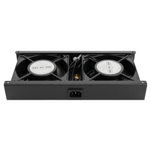 Вентилятор Trinix TRX-FAN2 Black для шкафов глубиной до 600 мм Вентилятор Trinix TRX-FAN2 Black для шкафов глубиной до 600 мм