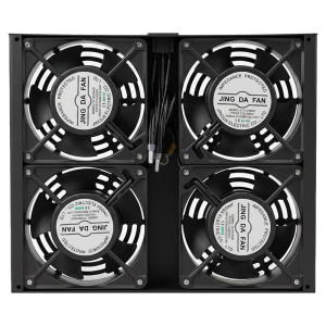 Вентилятор Trinix TRX-FAN4 Black для шкафов глубиной 800 мм Вентилятор Trinix TRX-FAN4 Black для шкафов глубиной 800 мм