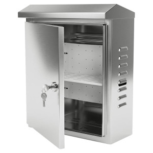 Шафа металева Trinix TRX-500MB 500*400*180 з поличкою Шафа металева Trinix TRX-500MB 500*400*180 з поличкою