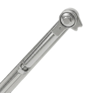 Дверний доводчик Dortec DT-65HA 85-120кг з фіксацією Silver