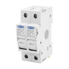 Роз'єднувач запобіжників TOMZN TOPV-32 2P DC 1100V 32A White