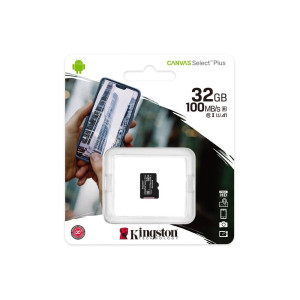 Карта пам'яті Kingston Canvas Select Plus microSDHC 32GB UHS-I Class 10 R100MB/s (SDCS2/32GBSP) Карта пам'яті Kingston Canvas Select Plus microSDHC 32GB UHS-I Class 10 R100MB/s (SDCS2/32GBSP)