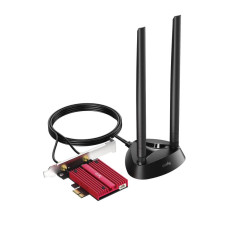 Адаптер WiFi 6E Cudy WE4000 AX5400 PCI Express трехдиапазонный с Bluetooth 5.2 Адаптер WiFi 6E Cudy WE4000 AX5400 PCI Express трехдиапазонный с Bluetooth 5.2