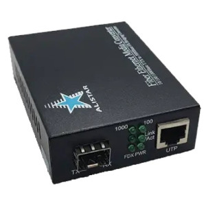 Медиаконвертор ALISTAR X1S 1G 10/100/1000BASE-T RJ-45 - SFP Slot 1000Base-SX/LX External Power Supply