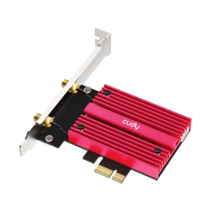 Адаптер WiFi 7 Cudy WE9300S BE9300 PCI Express тридіапазонний з Bluetooth 5.4