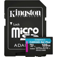 Модуль флеш-пам'яті Kingston 128GB microSDXC A2 U3 V30 + ADP Модуль флеш-пам'яті Kingston 128GB microSDXC A2 U3 V30 + ADP