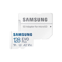 Карта пам'яті Samsung Evo Plus microSDXC 128GB UHS-I U3 V30 A2 + SD адаптер (MB-MC128KA/EU) Карта пам'яті Samsung Evo Plus microSDXC 128GB UHS-I U3 V30 A2 + SD адаптер (MB-MC128KA/EU)