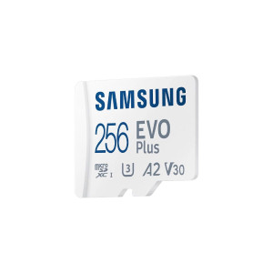 Карта памяти Samsung Evo MicroSDXC 256GB UHS-I U3 V30 A2 + адаптер SD (MB-MC256KA/EU)