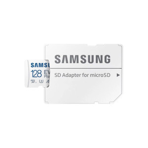 Карта памяти Samsung Evo MicroSDXC 128GB UHS-I U3 V30 A2 + адаптер SD (MB-MC128SA/EU)