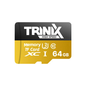 Карта памяти Trinix 64GB miсroSDXC с SD-адаптером U3 V30 A1