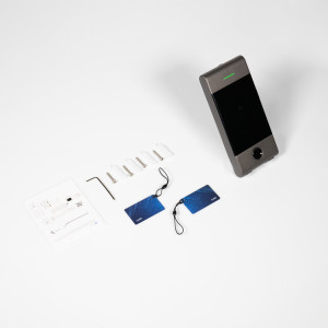 Клавиатура Trinix TRK-1206BTFW с Bluetooth, контроллером, считывателем отпечатков пальцев и карт Mifare Black