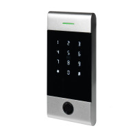 Клавіатура Trinix TRK-1206BTFW з Bluetooth, контролером, зчитувачем відбитків пальців та карт Mifare Silver Клавіатура Trinix TRK-1206BTFW з Bluetooth, контролером, зчитувачем відбитків пальців та карт Mifare Silver
