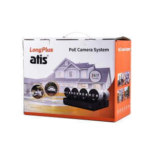 Комплект IP видеонаблюдения ATIS IP 4 kit 5Mp
