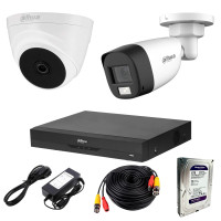 Комплект відеоспостереження Dahua HDCVI-11WD 2K KIT + HDD1000 Комплект відеоспостереження Dahua HDCVI-11WD 2K KIT + HDD1000
