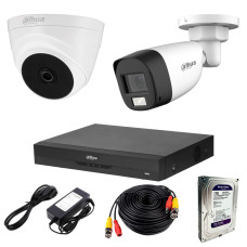 Комплект видеонаблюдения Dahua HDCVI-11WD 2K KIT + HDD1000