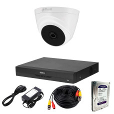 Комплект видеонаблюдения Dahua HDCVI-1D 2K KIT + HDD1000 Комплект видеонаблюдения Dahua HDCVI-1D 2K KIT + HDD1000
