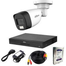 Комплект видеонаблюдения Dahua HDCVI-1W 2K KIT + HDD1000 Комплект видеонаблюдения Dahua HDCVI-1W 2K KIT + HDD1000
