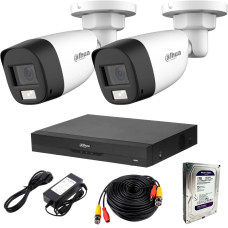 Комплект видеонаблюдения Dahua HDCVI-2W 2K KIT + HDD1000