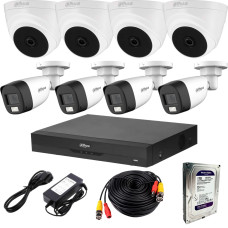 Комплект видеонаблюдения Dahua HDCVI-44WD 2K KIT + HDD1000