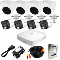 Комплект відеонагляду Dahua HDCVI-44WD KIT+ HDD1000 Комплект відеонагляду Dahua HDCVI-44WD KIT+ HDD1000