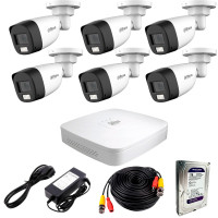 Комплект видеонаблюдения Dahua HDCVI-6W KIT+ HDD1000 Комплект видеонаблюдения Dahua HDCVI-6W KIT+ HDD1000