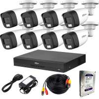 Комплект відеоспостереження Dahua HDCVI-8W 2K KIT + HDD1000 Комплект відеоспостереження Dahua HDCVI-8W 2K KIT + HDD1000