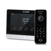 Комплект Wi-Fi видеодомофонa 7" BCOM BD-760FHD/T Silver с поддержкой Tuya Smart + BT-400HD-AC Black