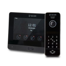 Комплект Wi-Fi відеодомофонa 7" BCOM BD-760FHD/T Black з підтримкою Tuya Smart + BT-400HD-AC Black Комплект Wi-Fi відеодомофонa 7" BCOM BD-760FHD/T Black з підтримкою Tuya Smart + BT-400HD-AC Black