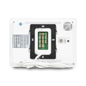 Комплект Wi-Fi видеодомофонa 7" BCOM BD-760FHD/T White с поддержкой Tuya Smart + BT-400FHD Silver
