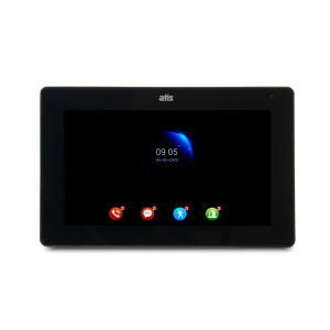 Комплект Wi-Fi відеодомофонa 7" ATIS AD-770FHD/T-Black з підтримкою Tuya Smart + AT-400FHD Silver