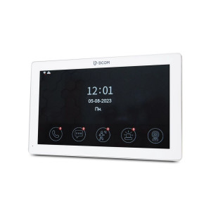 Комплект видеодомофона BCOM BD-1070FHD 10" White и видеопанели Tantos Triniti FHD