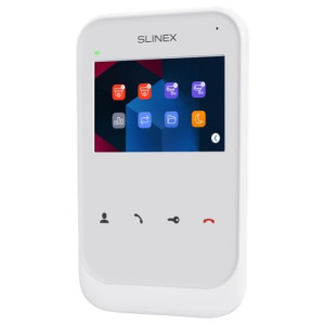 Комплект видеодомофон + панель вызова Slinex SK-04 + ML-16HR black