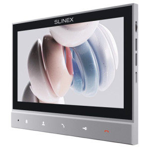 Комплект видеодомофон + панель вызова Slinex SK 7 Cloud (Slinex SK 7 Cloud grey + ML-17HD graphite)